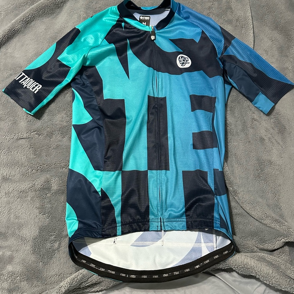 Rapha Cycling Jersey in Blue and Teal